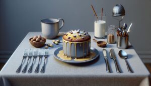 Receita de Bolo de Caneca no Micro-ondas com Amendoim e Chocolate